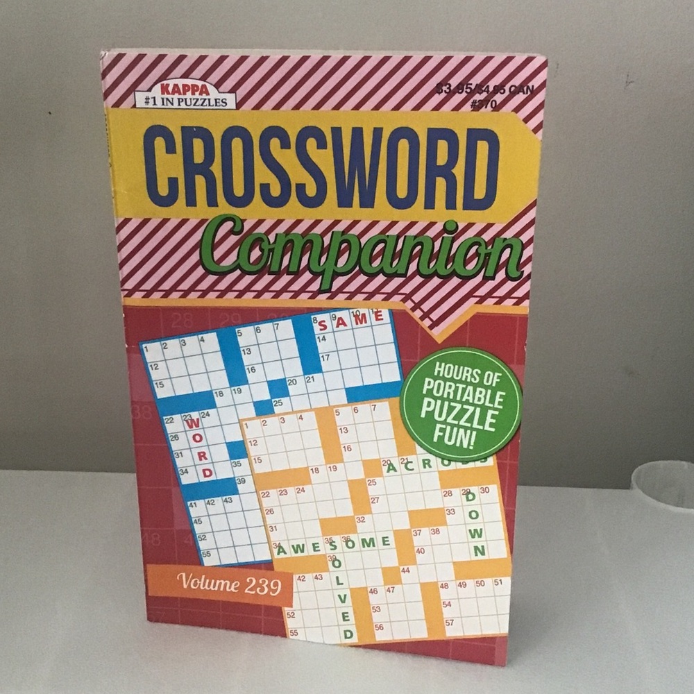New crossword puzzle book